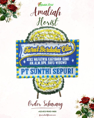 Papan Bunga Duka di Tanjungbaru