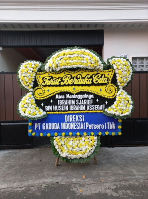 Papan Bunga Duka di Tanjungbaru
