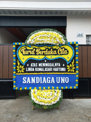 Papan Bunga Duka di Tanjungbaru