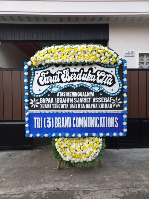 Papan Bunga Duka di Tanjungbaru